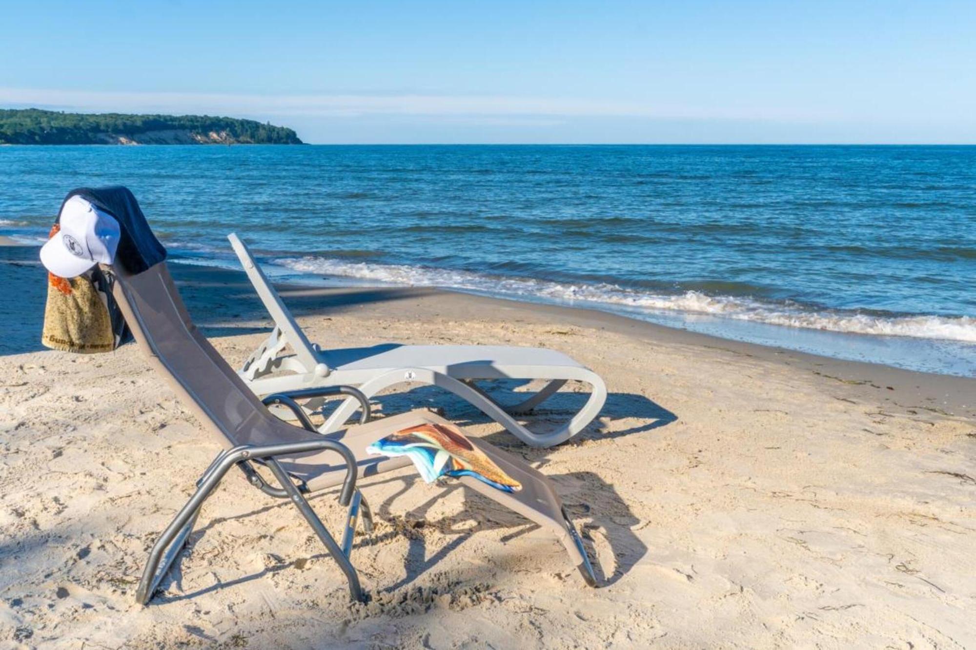 Traumhaftes Appartement - Odins Blick Wohnung 13 , Sauna Und Privatstrand, Blick Zur Ostsee Lobbe Exterior photo